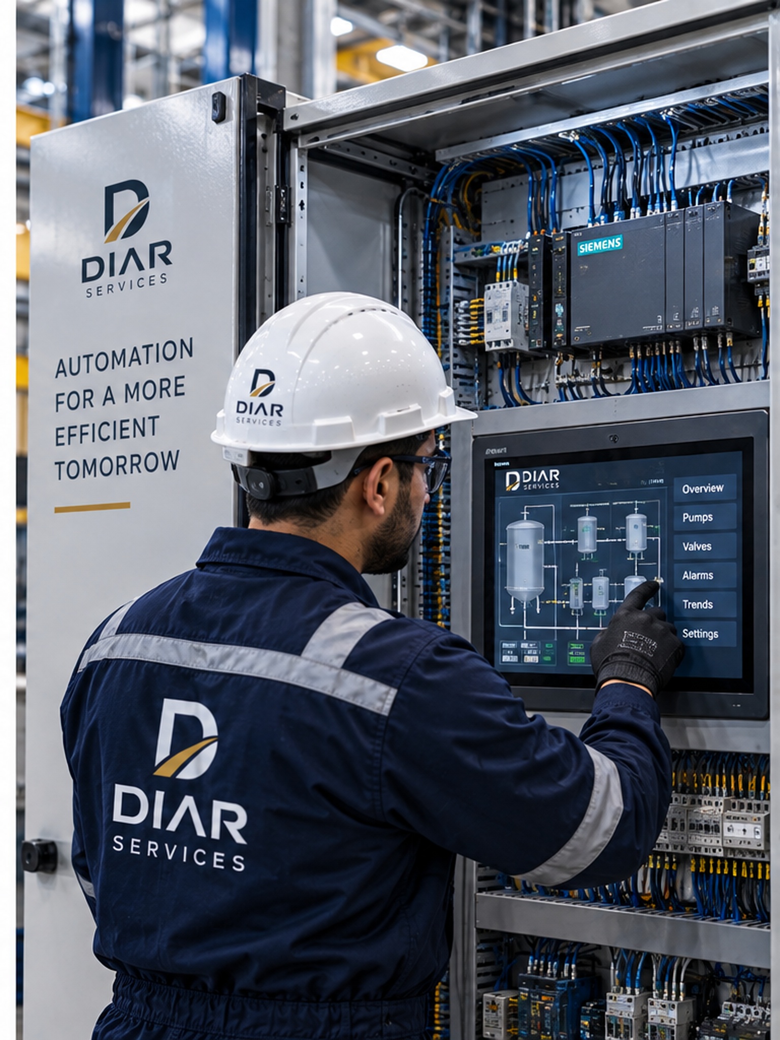 Industrial automation control panel